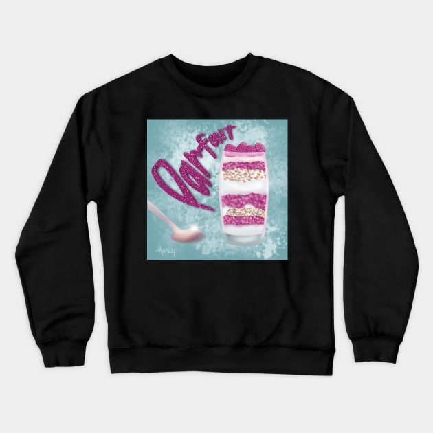 Parfait Crewneck Sweatshirt by MarcyBrennanArt